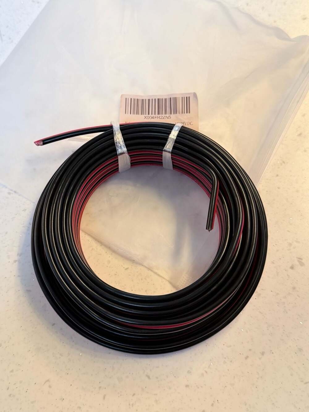 16 Gauge 2 Conductor Electrical Wire 30ft 12V/24V DC